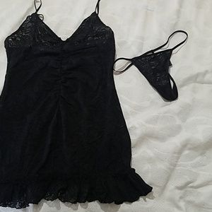 NWT LACE SLIP SET